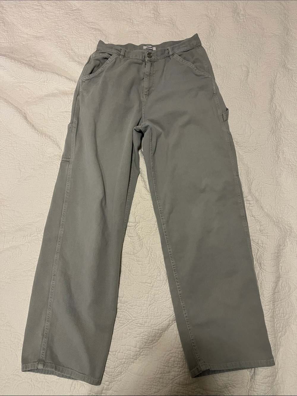 Garage Sage Green Cargo Jeans